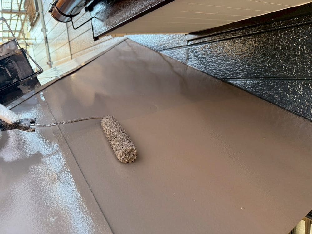 M様(亀山市)玄関庇‗3回目 亀山市の外壁塗装をリペイント匠が施工した写真