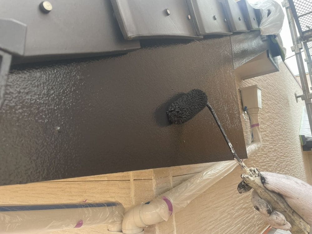 津市久居 N様上塗り (5) 津市の外壁塗装をリペイント匠が施工した写真