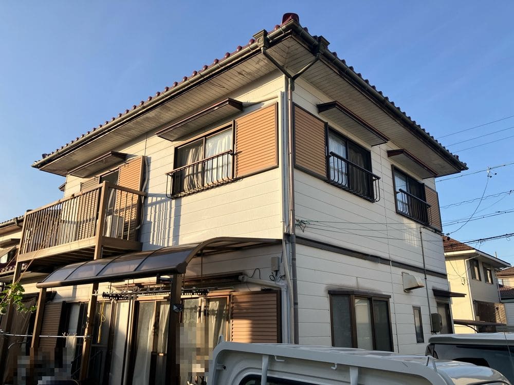 M様(亀山市)外壁‗施工前3 亀山市の外壁塗装をリペイント匠が施工した写真