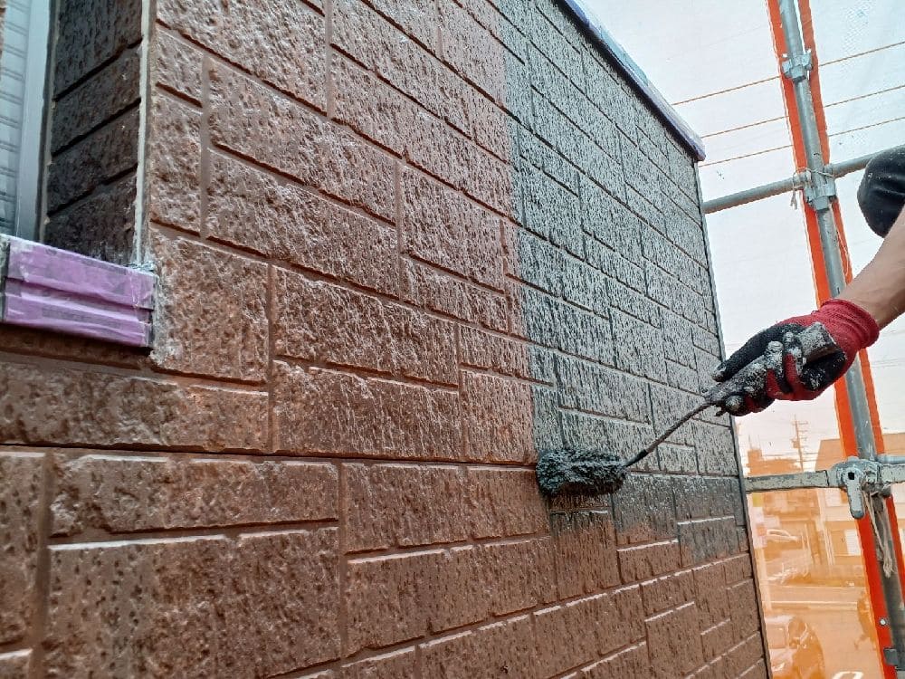 四日市市の外壁塗装、防水工事をリペイント匠が施工した写真