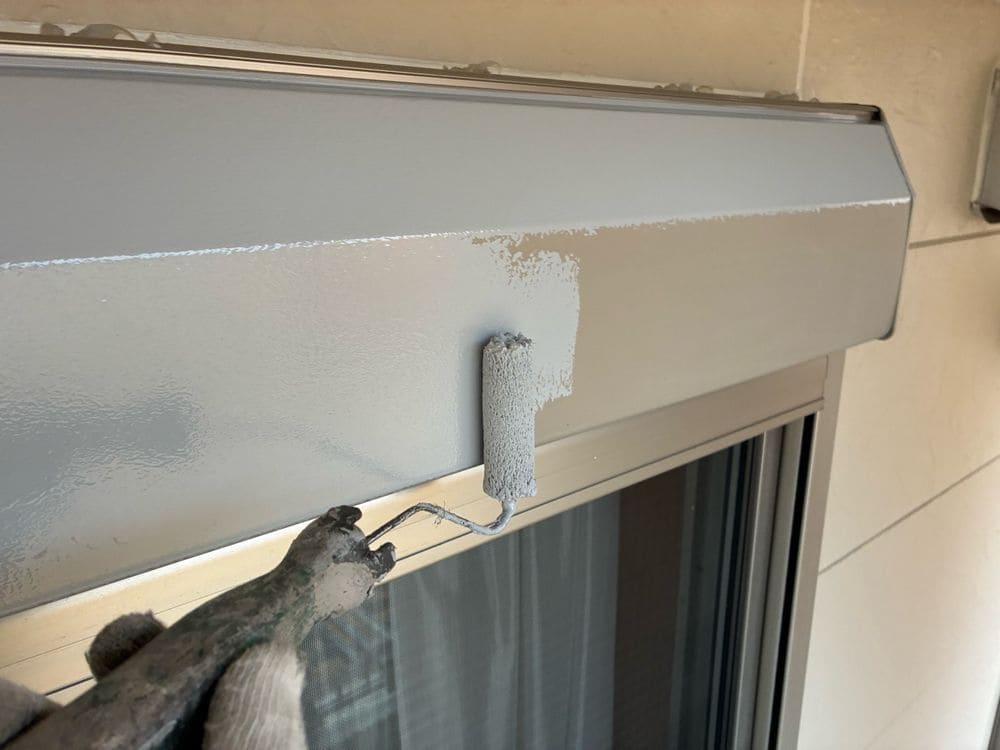 M様(伊勢市)シャッターボックス‗1回目 伊勢市の外壁塗装をリペイント匠が施工した写真