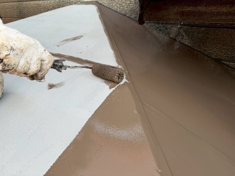 M様(亀山市)玄関庇‗2回目 亀山市の外壁塗装をリペイント匠が施工した写真