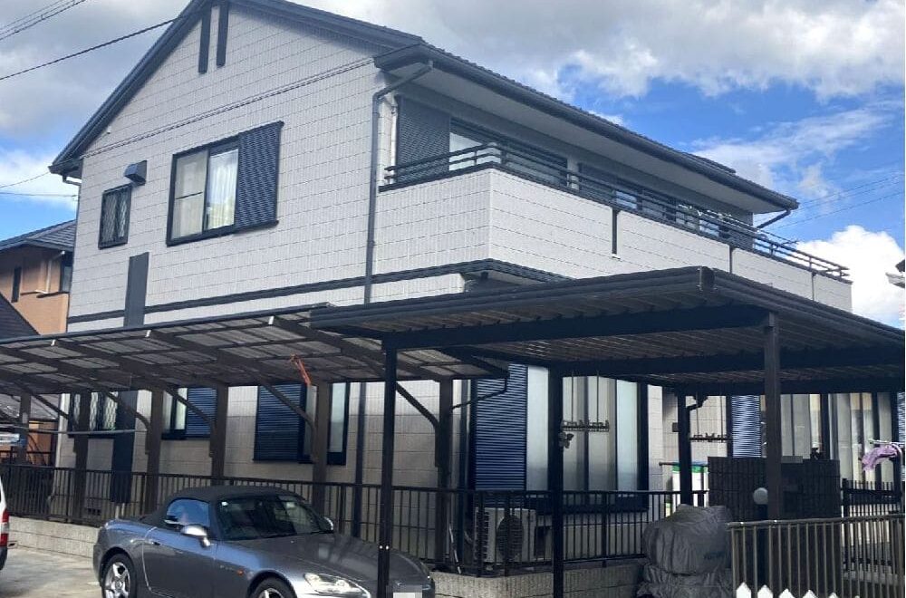 亀山市の外壁塗装、屋根塗装をリペイント匠が施工した写真