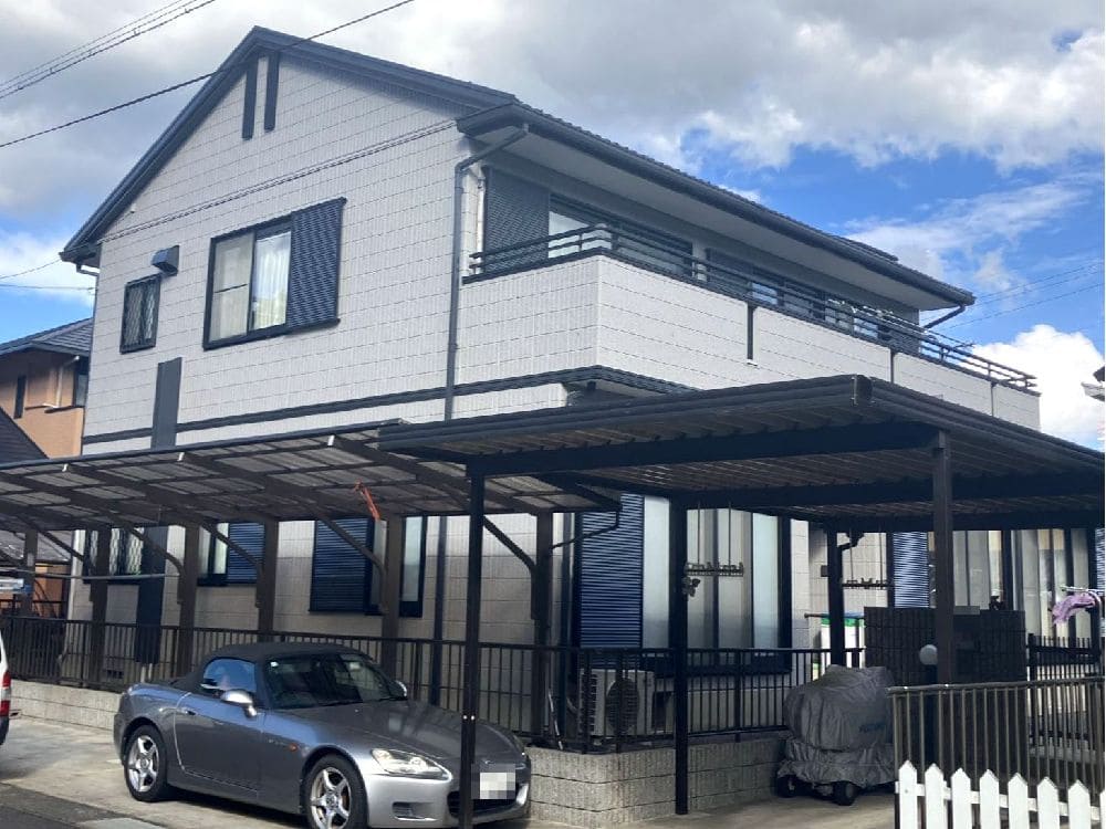 亀山市の外壁塗装、屋根塗装をリペイント匠が施工した写真