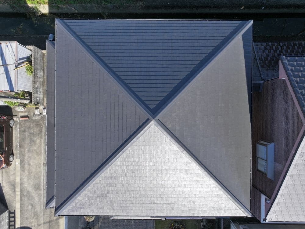 T様(伊勢市小俣町宮前) 伊勢市の外壁塗装、屋根塗装、屋根塗装をリペイント匠が施工した写