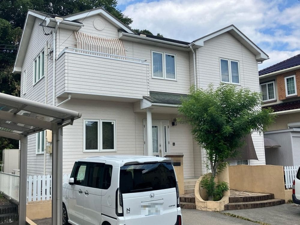 鈴鹿市の外壁塗装をリペイント匠が施工した写真