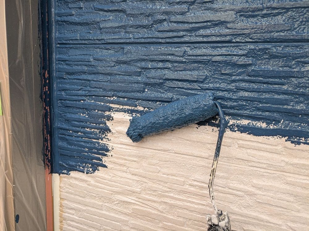 津市久居 N様中塗り (8) 津市の外壁塗装をリペイント匠が施工した写真