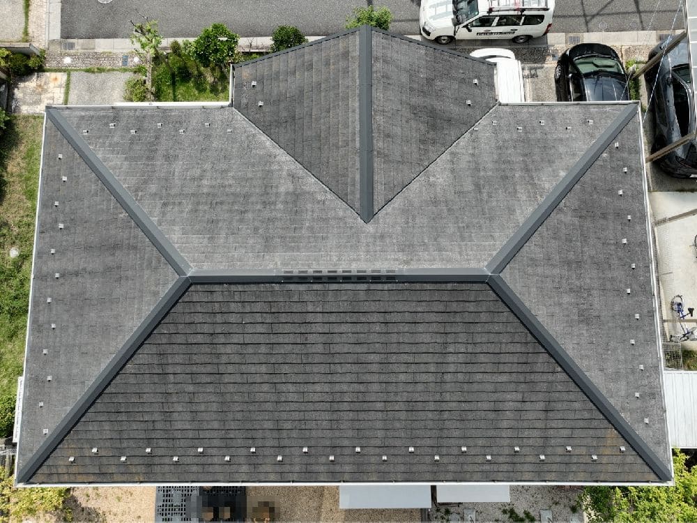 四日市市の外壁塗装、屋根塗装、防水工事をリペイント匠が施工した写真