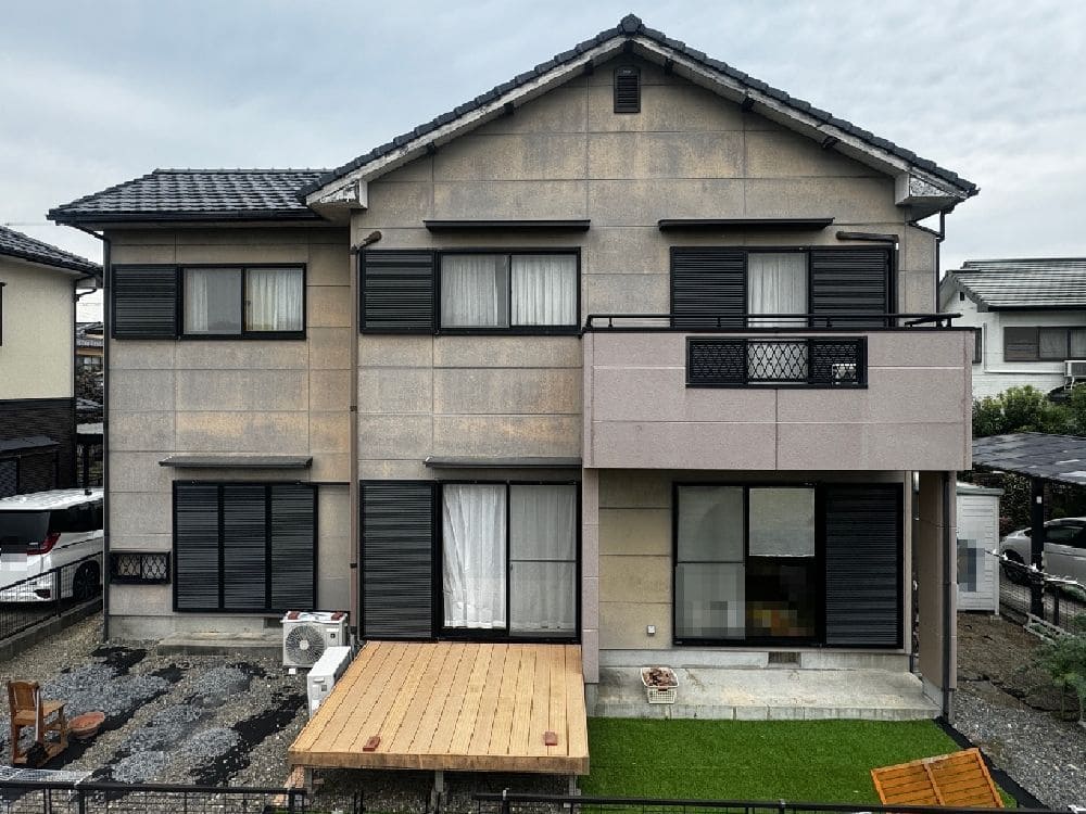 四日市市の外壁塗装、防水工事をリペイント匠が施工した写真