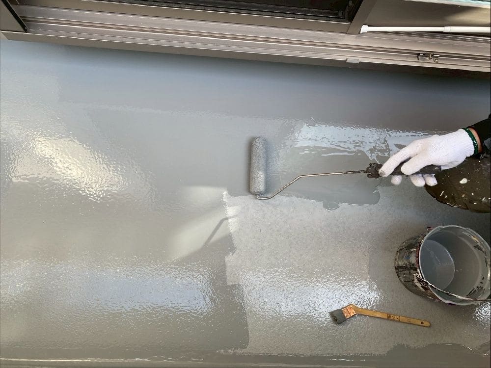 津市の外壁塗装、防水工事をリペイント匠が施工した写真