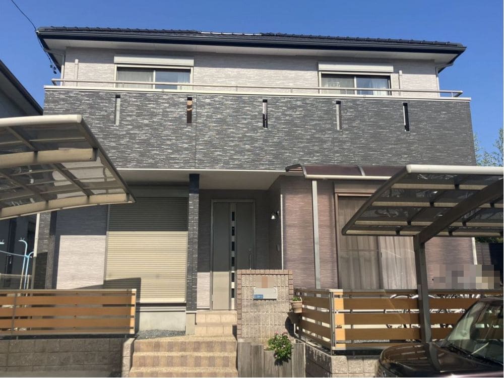 T様(津市高茶屋)_施工後_外壁全体 津市|グレー系の高級感ある外壁に一新|納得のいく価格でプランを選べて安心