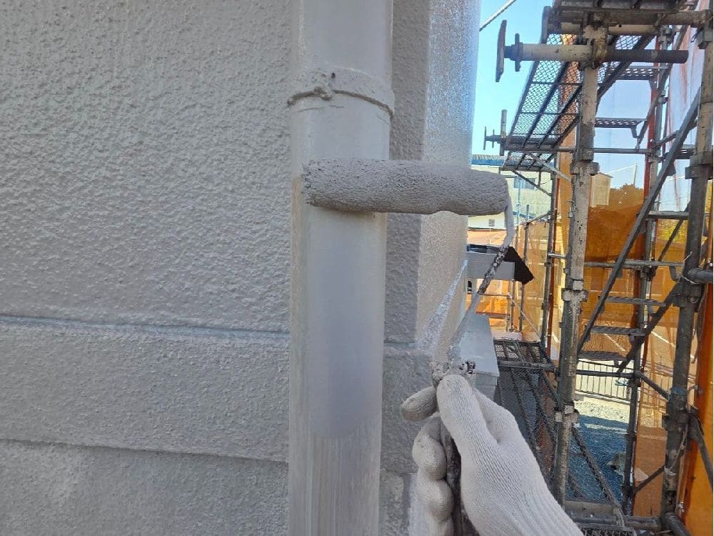 四日市市の外壁塗装、防水工事をリペイント匠が施工した写真