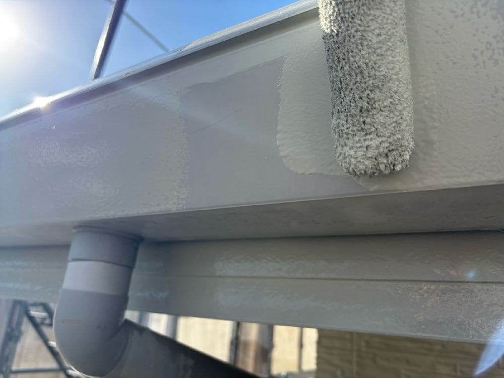 四日市市の外壁塗装、屋根塗装、防水工事をリペイント匠が施工した写真