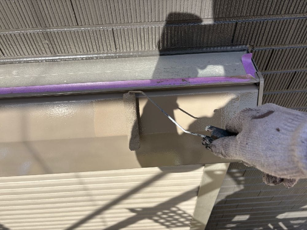 四日市市の外壁塗装、屋根塗装、防水工事をリペイント匠が施工した写真