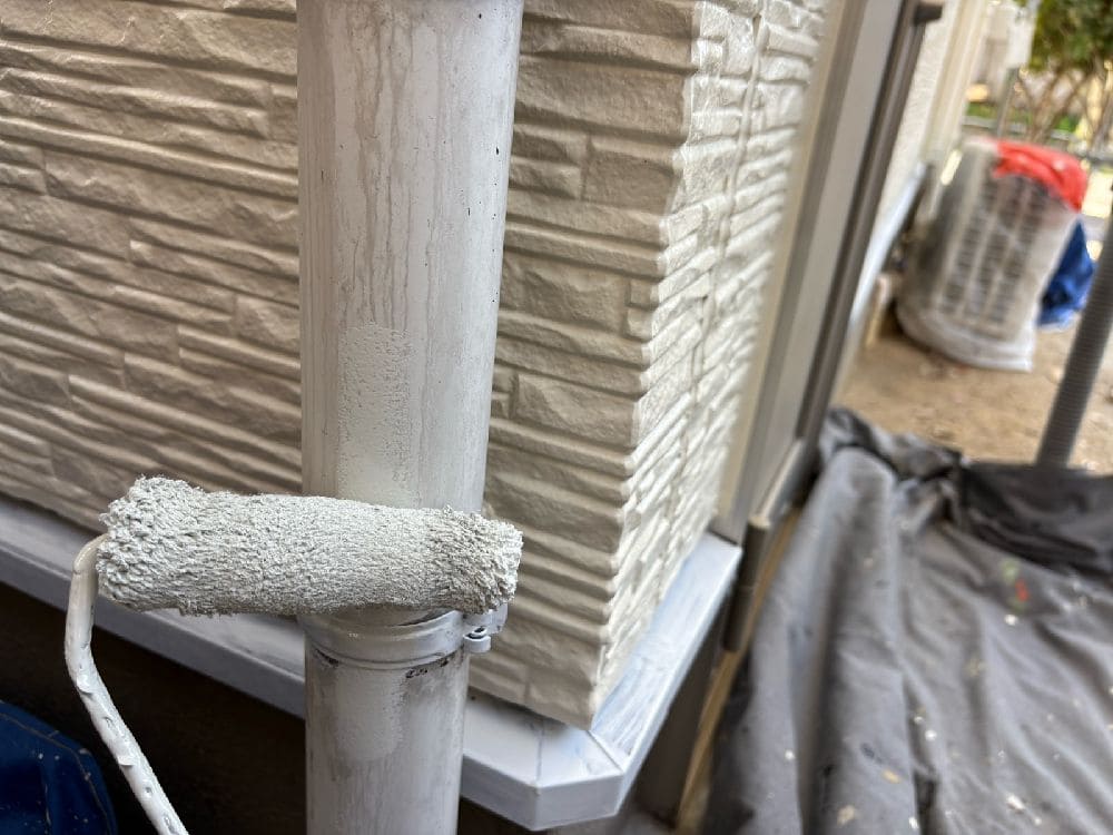 四日市市の外壁塗装、屋根塗装、防水工事をリペイント匠が施工した写真