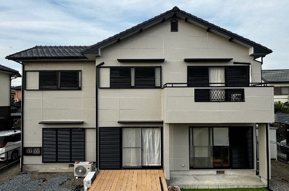 四日市市の外壁塗装、防水工事をリペイント匠が施工した写真