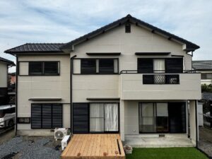 四日市市の外壁塗装、防水工事をリペイント匠が施工した写真