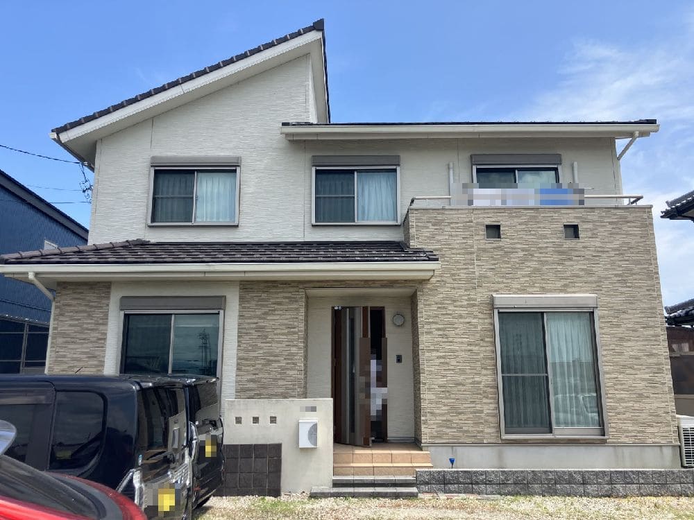 津市の外壁塗装、防水工事をリペイント匠が施工した写真