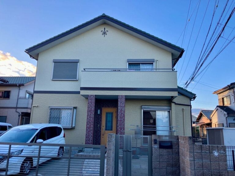 松阪市｜クリーム系の優しい印象へ｜色見本以上に素敵なお色になりました