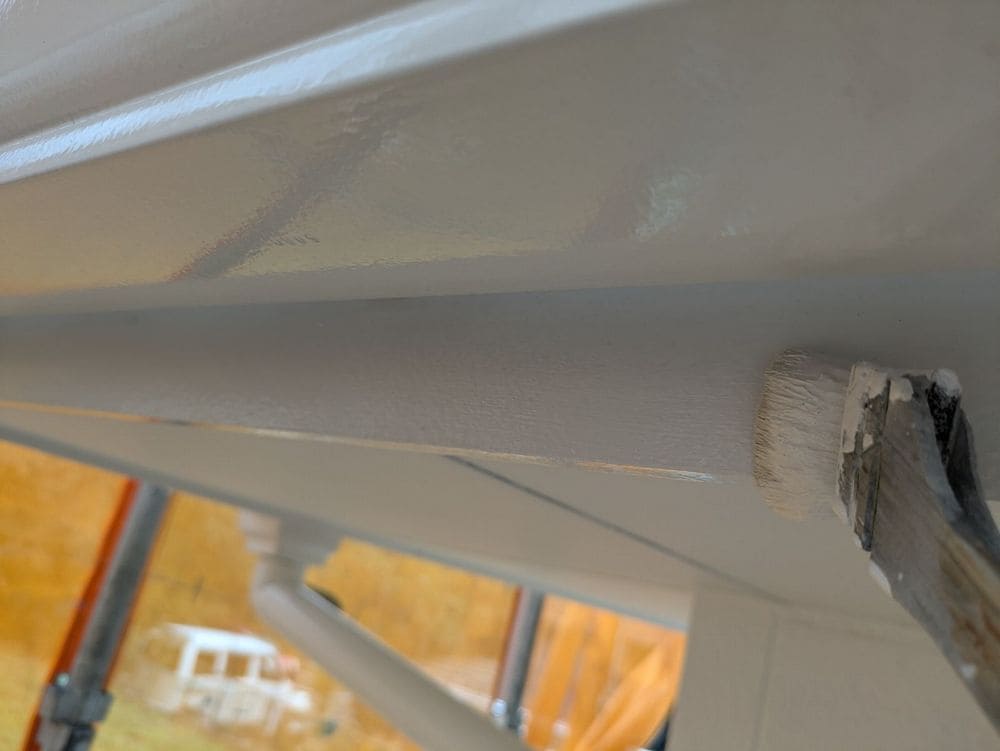 亀山市_T様_鼻隠し_2回目 亀山市の外壁塗装、防水工事をリペイント匠が施工した写真