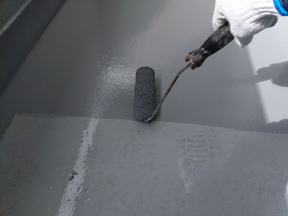 津市久居 K様トップコート 津市の外壁塗装、防水工事をリペイント匠が施工した写真