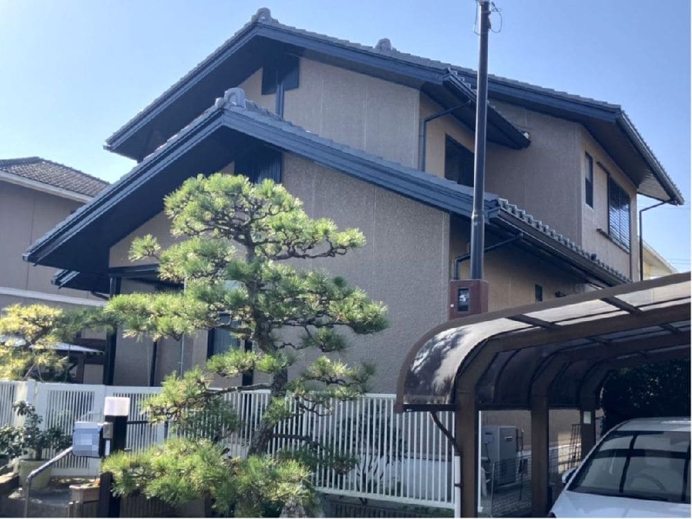 津市で外壁塗装をリペイント匠が施工した写真