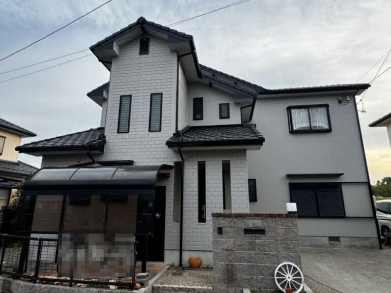 四日市市の外壁塗装をリペイント匠が施工した写真