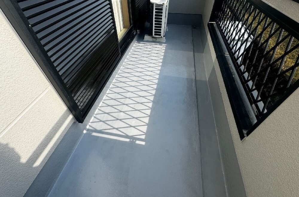 四日市市の外壁塗装、防水工事をリペイント匠が施工した写真