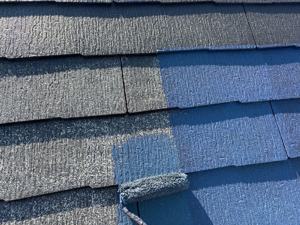 四日市市の外壁塗装、屋根塗装、防水工事をリペイント匠が施工した写真