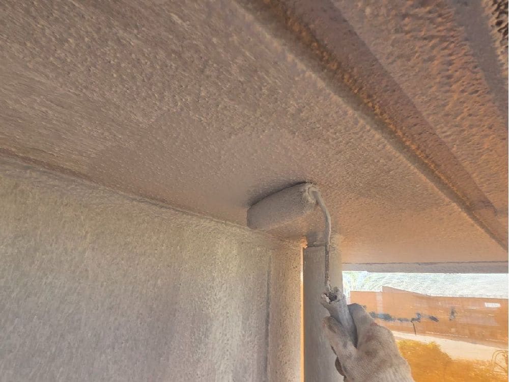 四日市市の外壁塗装、防水工事をリペイント匠が施工した写真