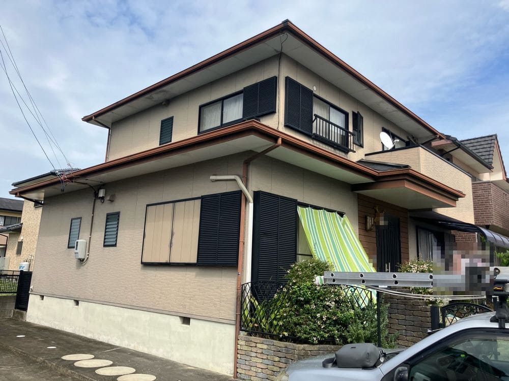 T様(伊勢市)外壁‗施工前3 伊勢市の外壁・屋根塗装をリペイント匠が施工した写真