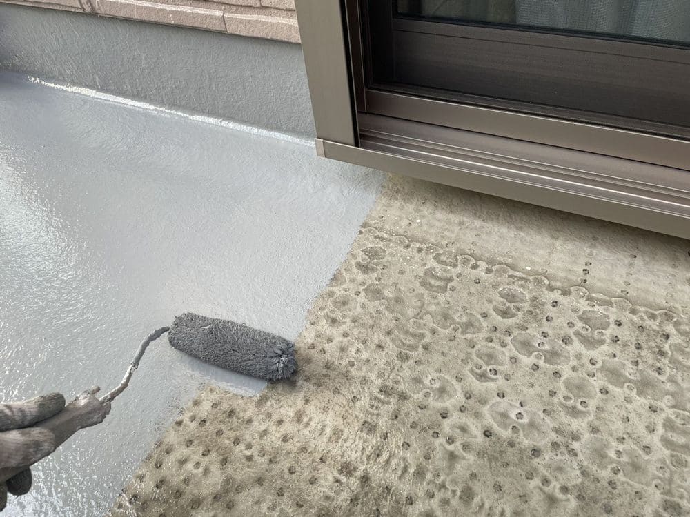 鈴鹿市の外壁塗装、防水工事をリペイント匠が施工した写真