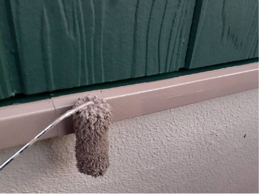 K様(菰野町)水切り(上塗り) 三重郡菰野町の外壁塗装をリペイント匠が施工した写真