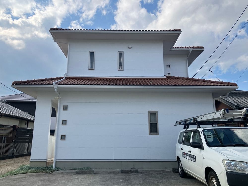 亀山市_T様_施工後_全体1 亀山市の外壁塗装、防水工事をリペイント匠が施工した写真