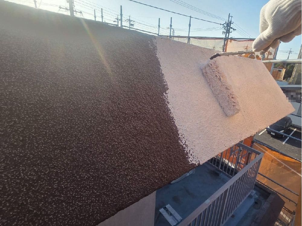 四日市市の外壁塗装、防水工事をリペイント匠が施工した写真