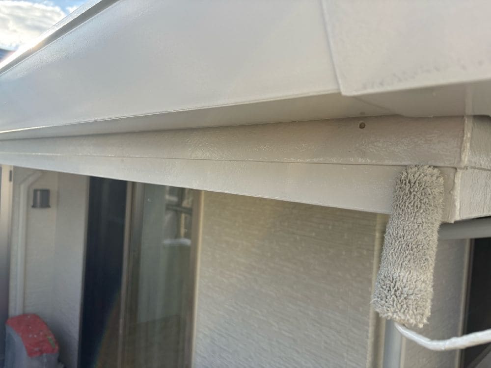 四日市市の外壁塗装、屋根塗装、防水工事をリペイント匠が施工した写真