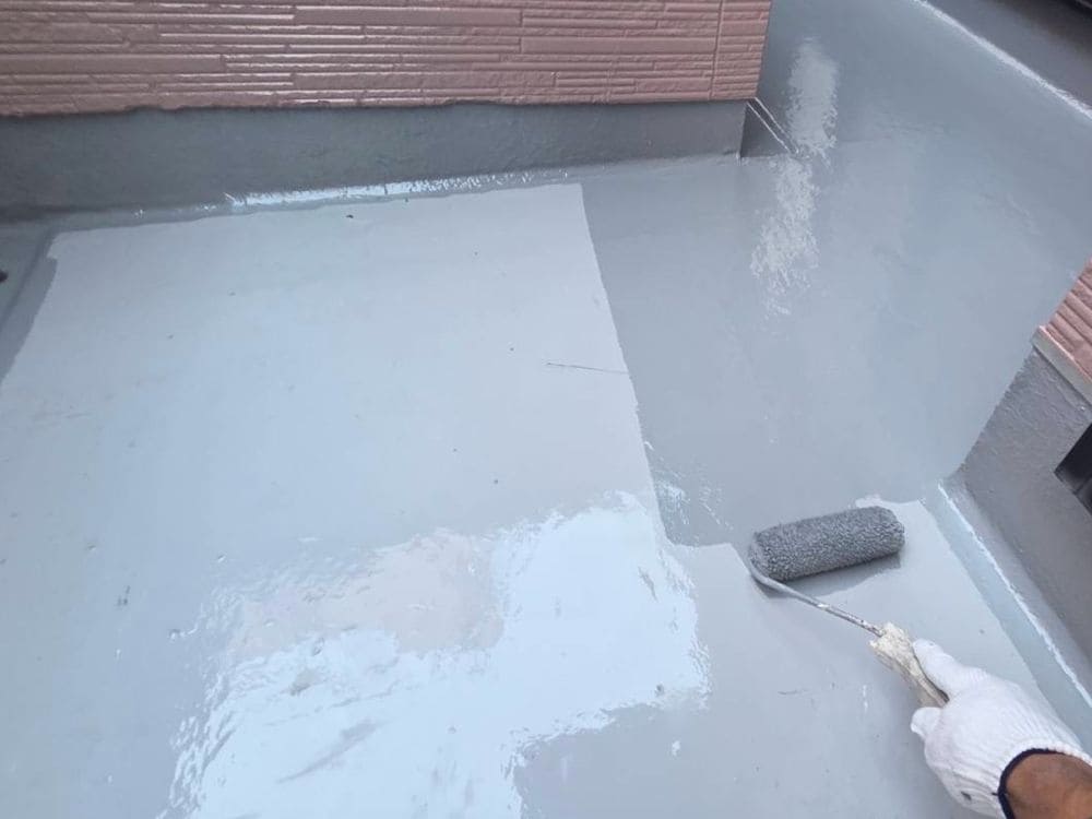 鈴鹿市の外壁塗装、防水工事をリペイント匠が施工した写真