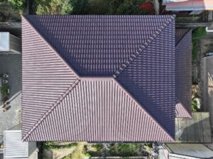 津市の屋根塗装をリペイント匠が施工した写真