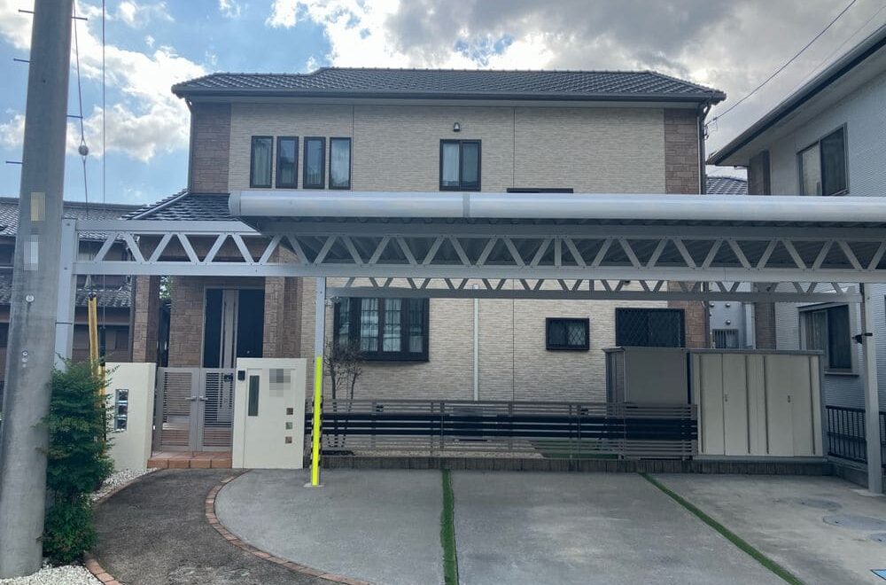 鈴鹿市の外壁塗装をリペイント匠が施工した写真