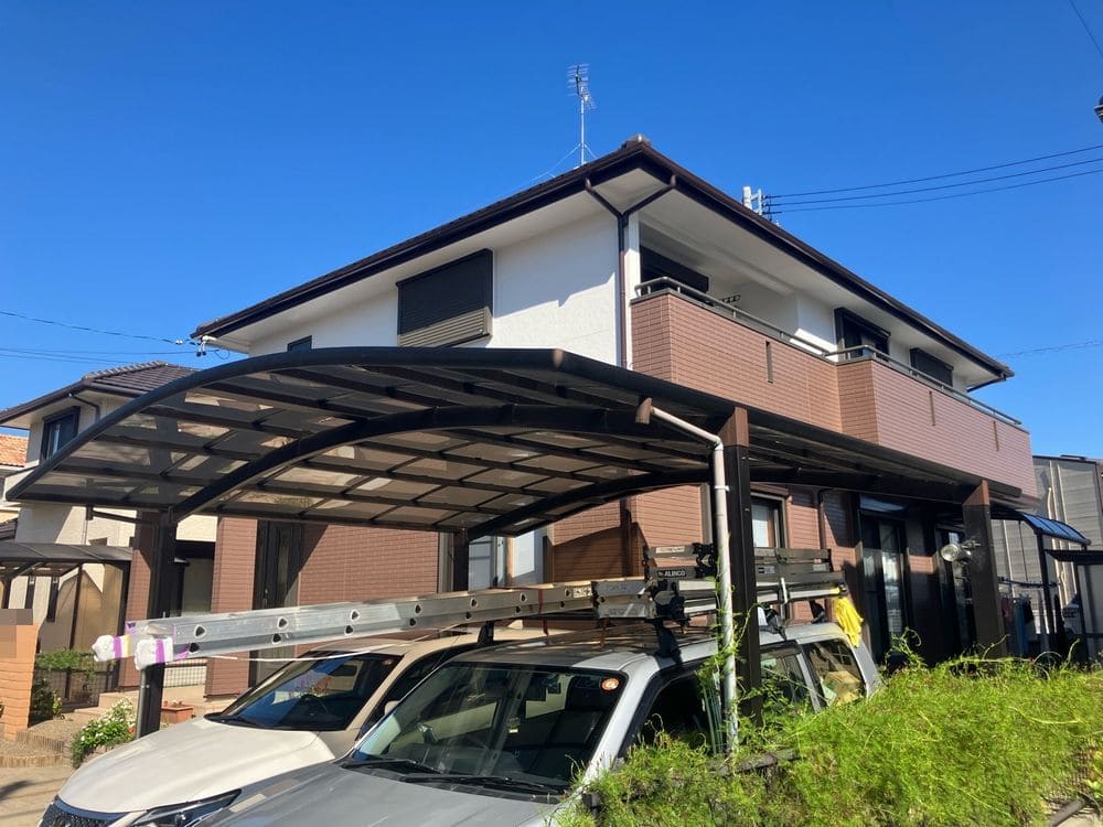 津市久居 K様施工後 (2) 津市の外壁塗装、防水工事をリペイント匠が施工した写真