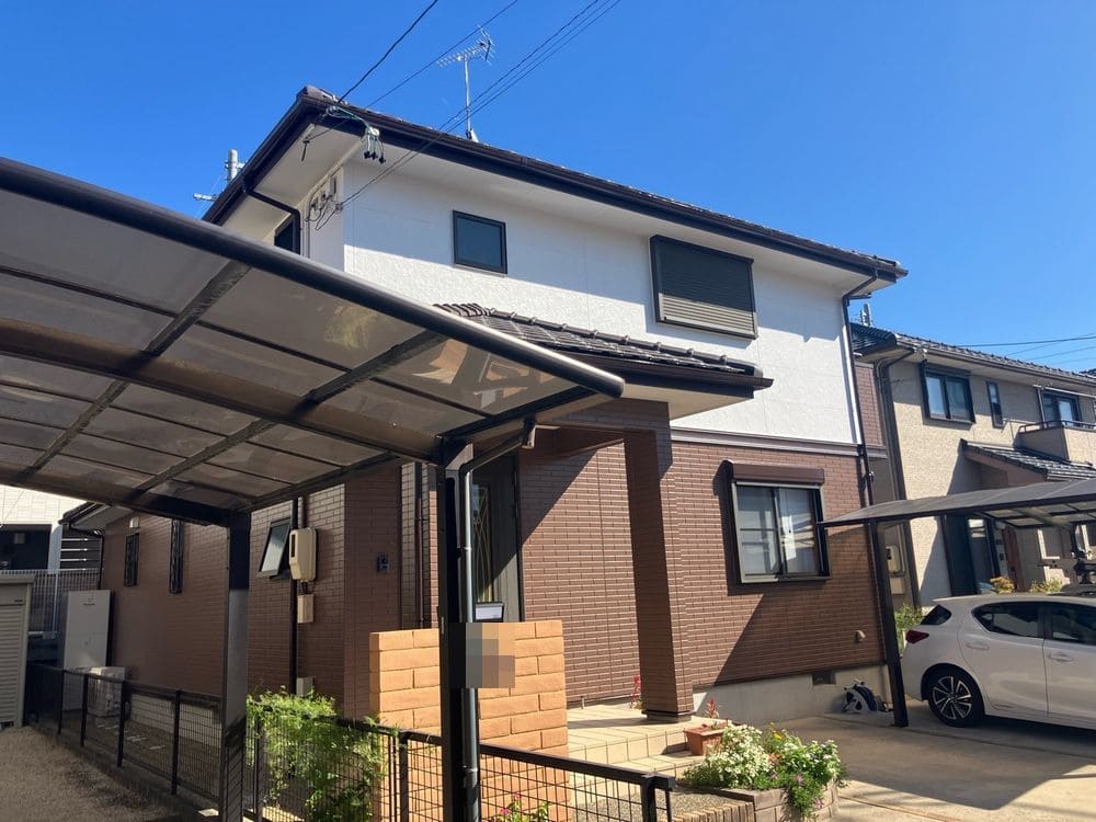 津市久居 K様施工後 津市の外壁塗装、防水工事をリペイント匠が施工した写真