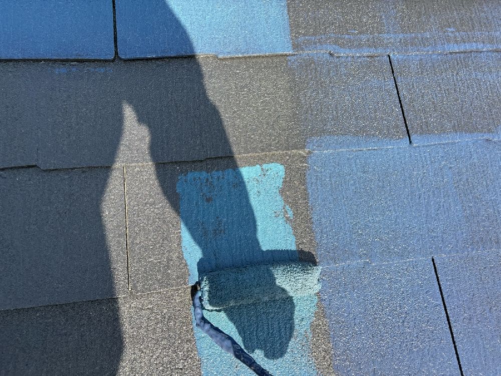 四日市市の外壁塗装、屋根塗装、防水工事をリペイント匠が施工した写真