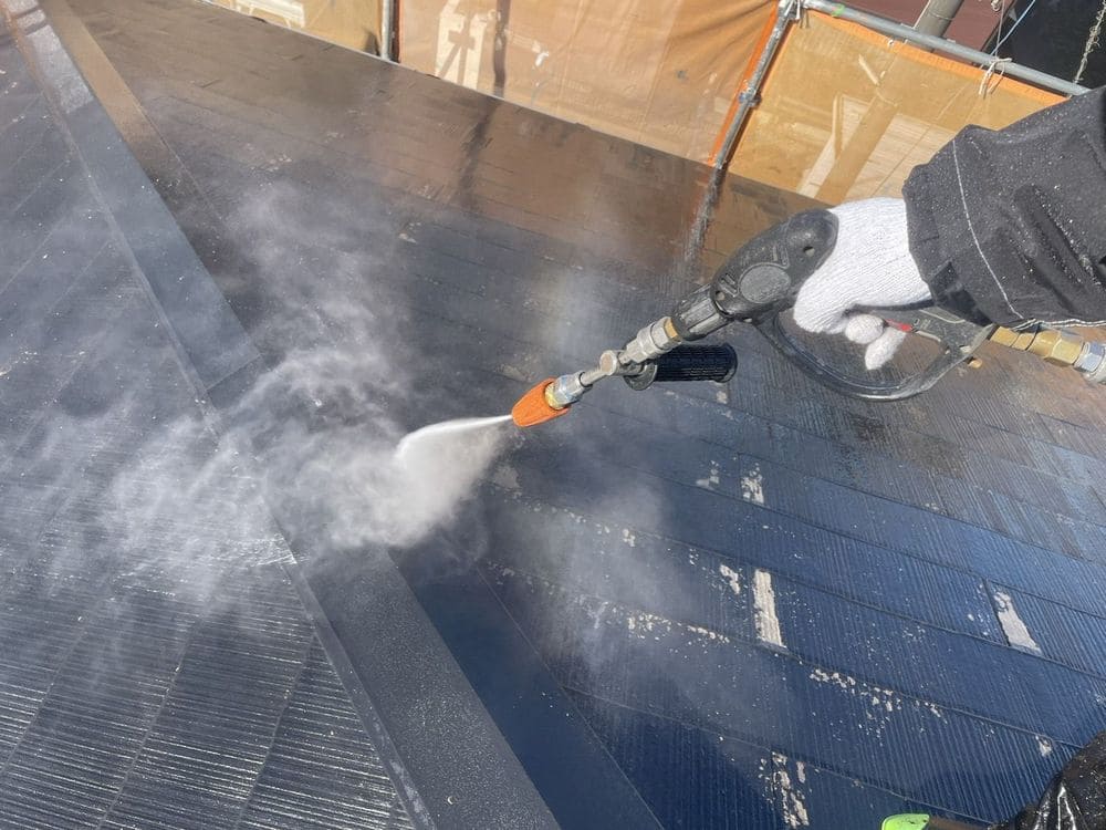 T様(伊勢市)屋根‗高圧洗浄 伊勢市の外壁・屋根塗装をリペイント匠が施工した写真