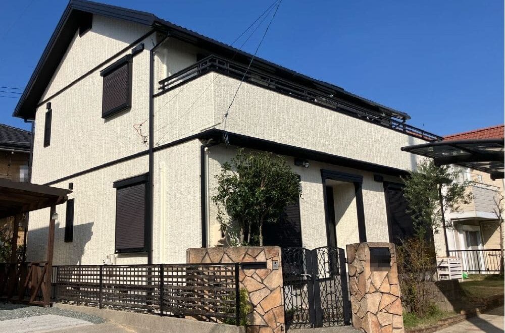 津市の外壁塗装、屋根塗装をリペイント匠が施工した写真