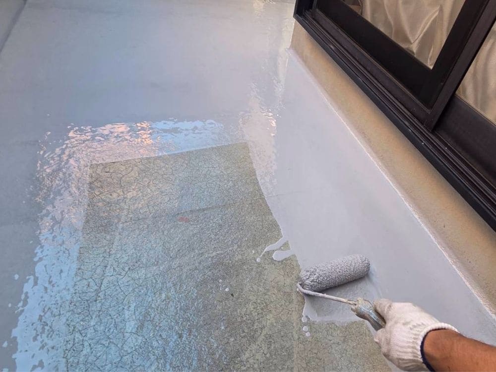 鈴鹿市の外壁塗装、防水工事をリペイント匠が施工した写真