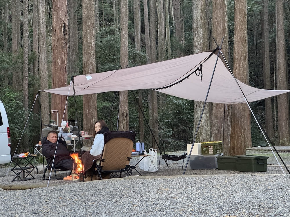 夫婦で楽しむキャンプ旅｜三重県紀北町キャンプinn海山で過ごす癒しの週末