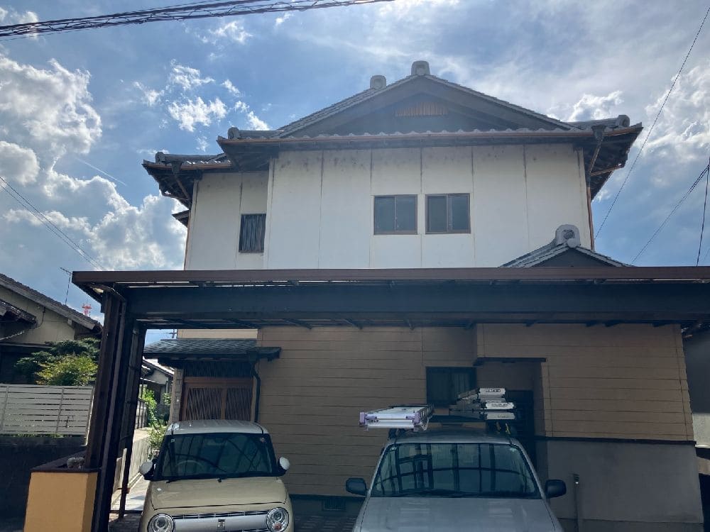 S様(津)施工前_外壁全体 (5) 津市の外壁塗装をリペイント匠が施工した写真