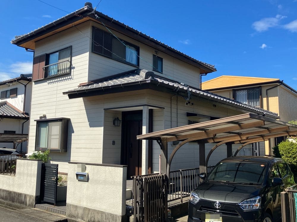 鈴鹿市の外壁塗装をリペイント匠が施工した写真