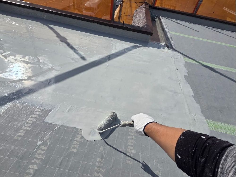 四日市市の外壁塗装、防水工事をリペイント匠が施工した写真