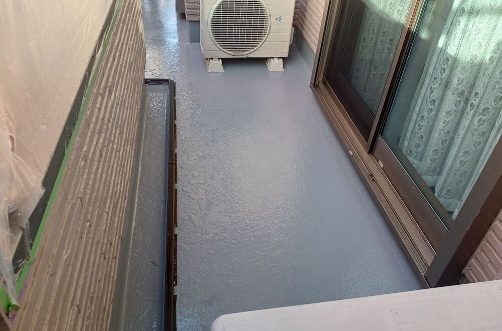 鈴鹿市の外壁塗装、防水工事をリペイント匠が施工した写真